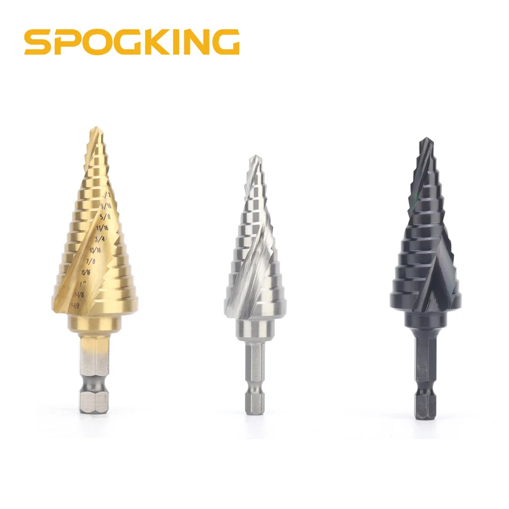 Spiral Flute 4-39mm 13 steps step drill bits