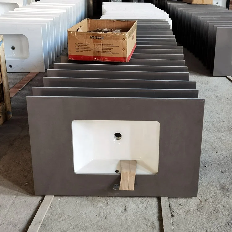 Hot Sale Matte Marble Porcelain Slabs Sintered Stone Sink Top Countertop