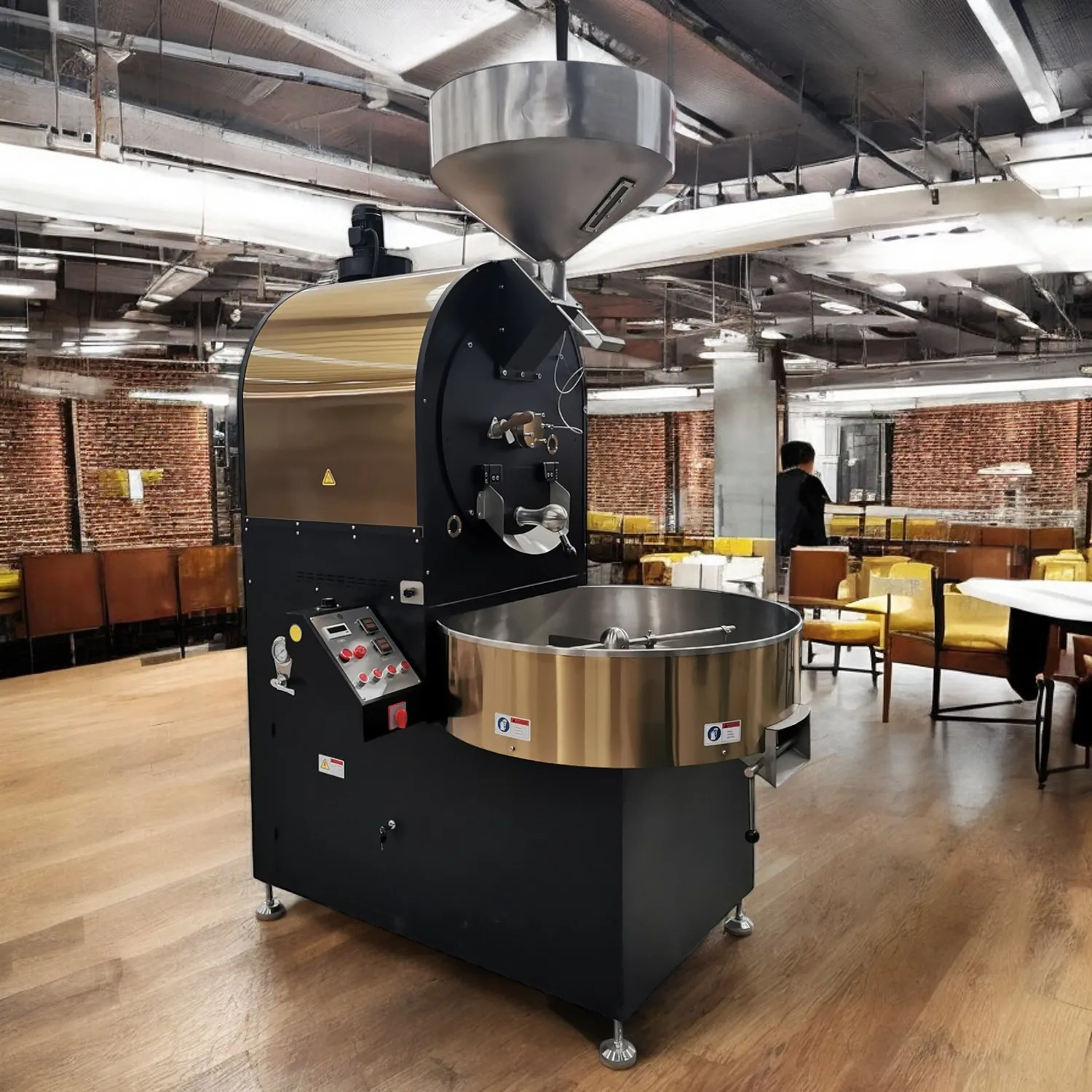 5kg 10kg for Sale Gas Commercials 5 Lgs Bean Commercial and Grinder Machines Roasting Machine Industrial Coffee Roaster