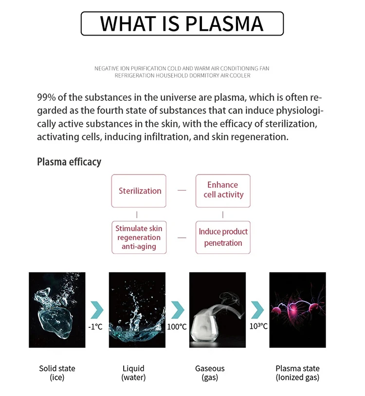 3 In 1 Cold Plasma Device Fibroblast Plasma Pen Machine Cold Plasma Machine Beauty