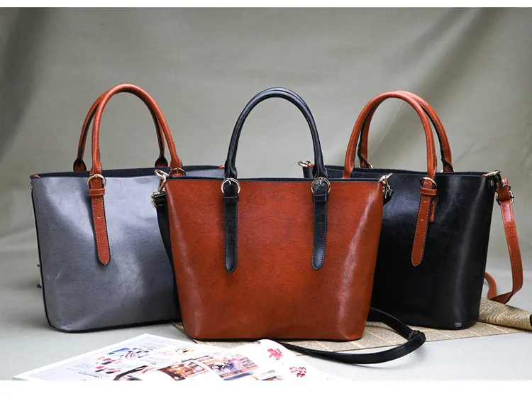  ZB477 Big Capacity Pu vegan pu brown large leather tote bags 2021 North America hot selling women hand luxury famous