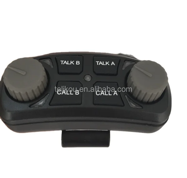 TELIKOU BK--201 Dual channel Belt pack XLR-3 Intercom Loop Through Connector, compatible with RTS dual channel belt pack