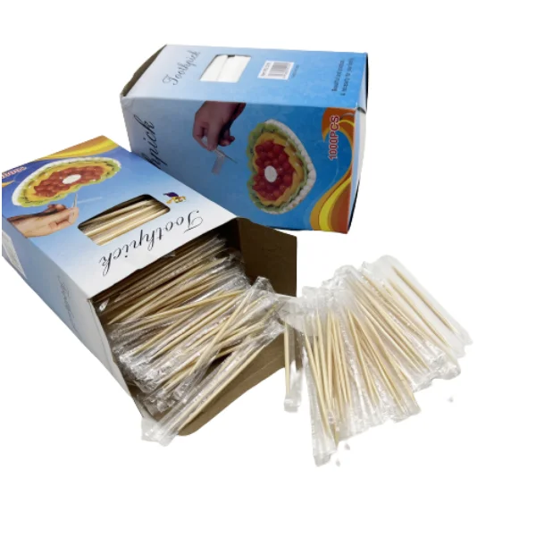 individually toothpicks single packed paper wrapped bottle toothpick wood toothpick weighing packaging