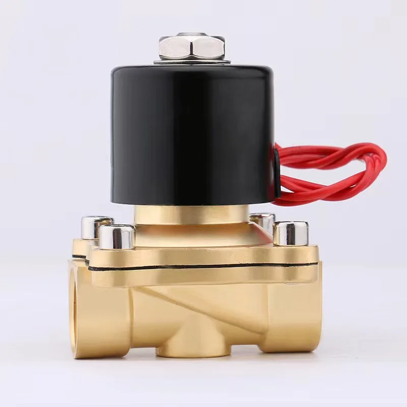 Электрический 1/2 дюймовый AC DC 12v 24v 110v 220v Воздушный паровой пропорциональный диафрагма медная катушка латунный электромагнитный клапан для воды