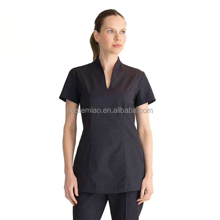 Customized Wholesale Fashionable Woman Hospital Medical Uniforms Suits Nursing Scrubs Sets