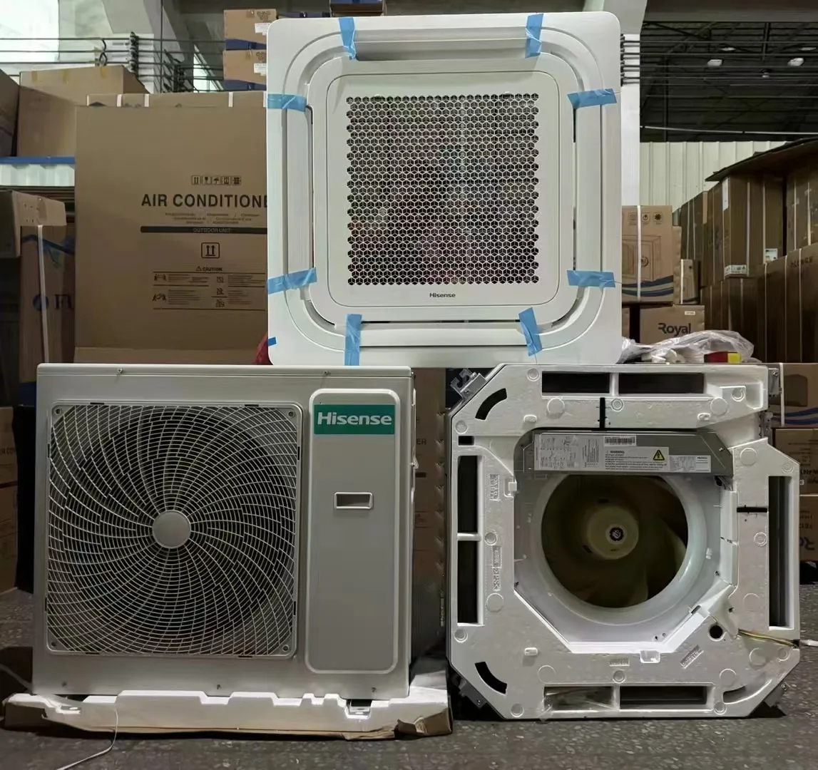 Hisense cassette multi split fan coil ducted flooring 36kbtu 10hp industrial central air conditioning