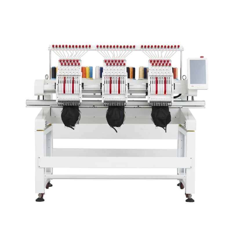 3 head embroidery machine with 12/15 needles brother embroidery machine