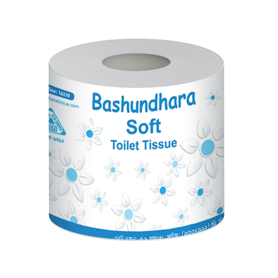 Customized flushable moist printed bathroom paper embossed toilet tissue paper bulk roll