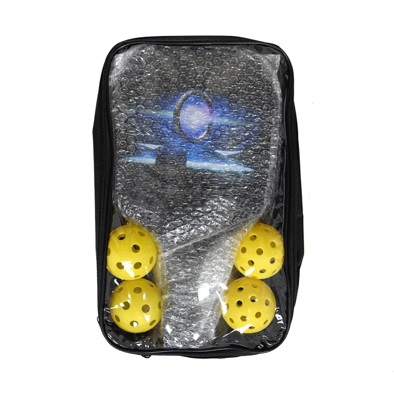 Wholesale Paddle Set High-quality PP Honeycomb Professional Carbon Fiber Pickleball Paddle  Customized