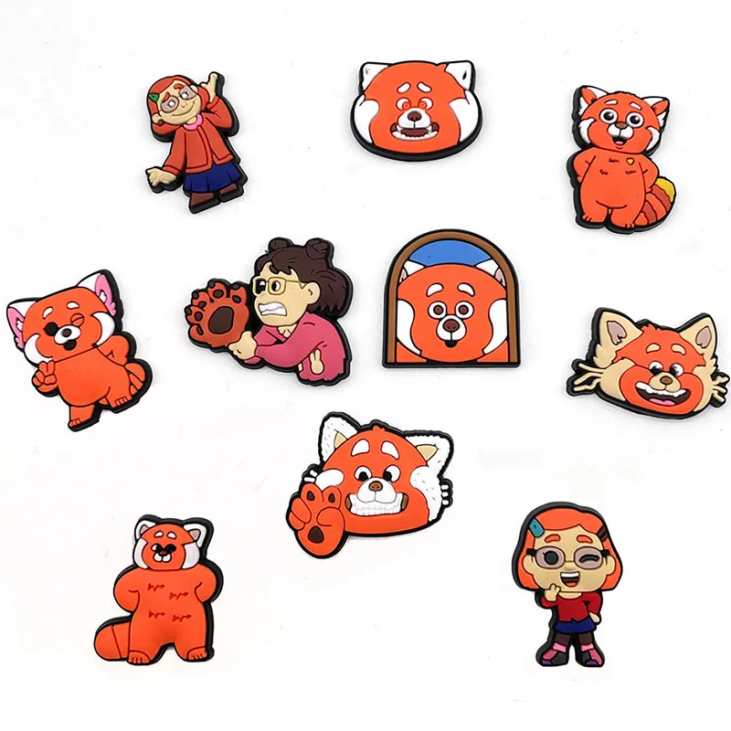 10% Discount New Arrival Hot movie Factory price High Quality PVC encanto shoes bear charm Turning red croc charms