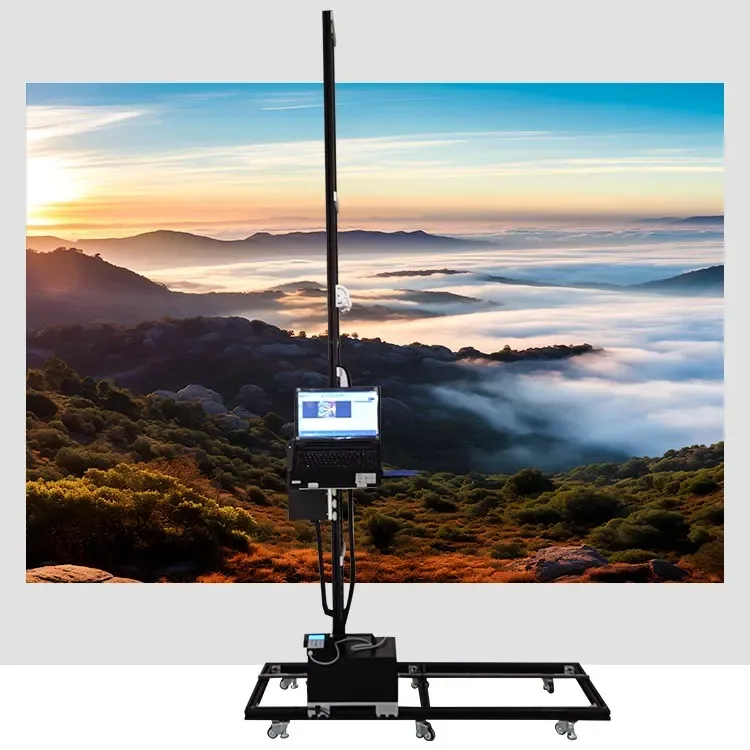 Hot sell Wall Painter Robot Automatic Wall Panel 3d Vertical Mural Printer Printing Machine For Walls