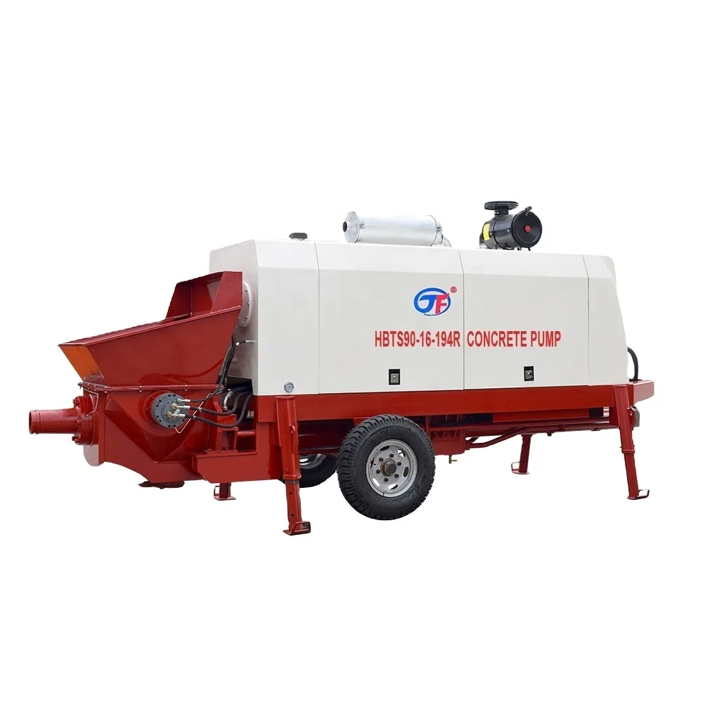 High Performance HBTS90-16-194R stationary concrete pump price
