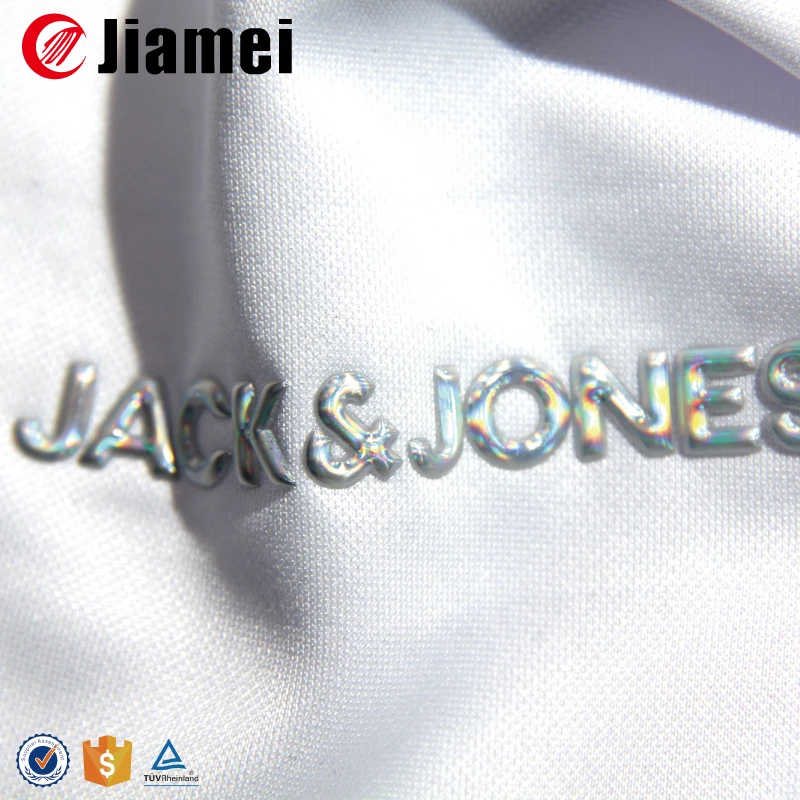 High quality 	fabric adhesive stickers label