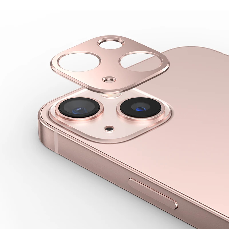 Color Drop Resistant Alloy Phone Camera Film Protector for iPhone 13/13mini