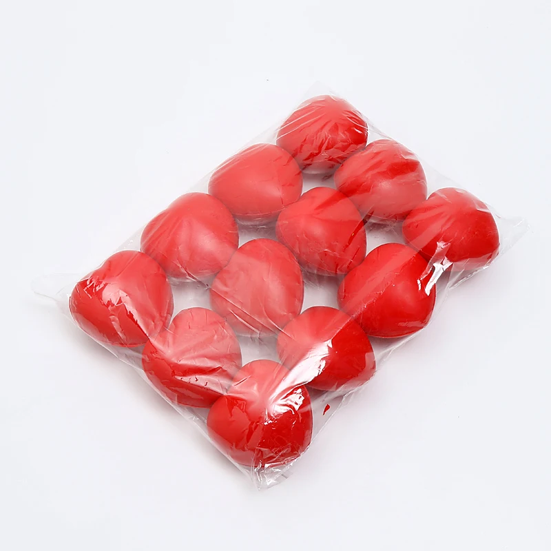 Deskjoy Promotional Creative Custom Anti PU Heart Shaped Stress Balls For Adults