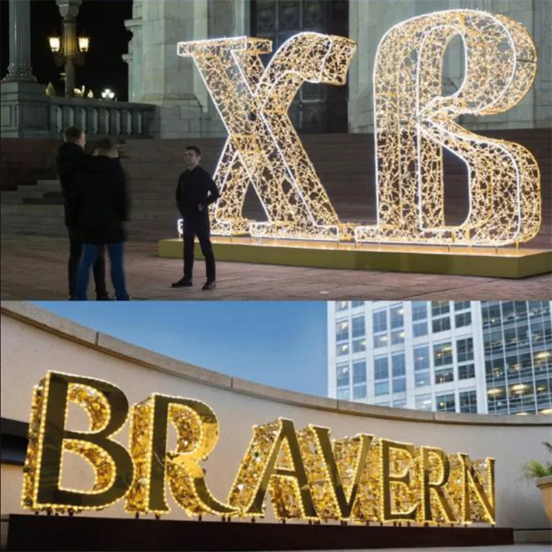 English outdoor indoor garden street large, medium and small landscape lighting 2D3D custom decorative lights digital