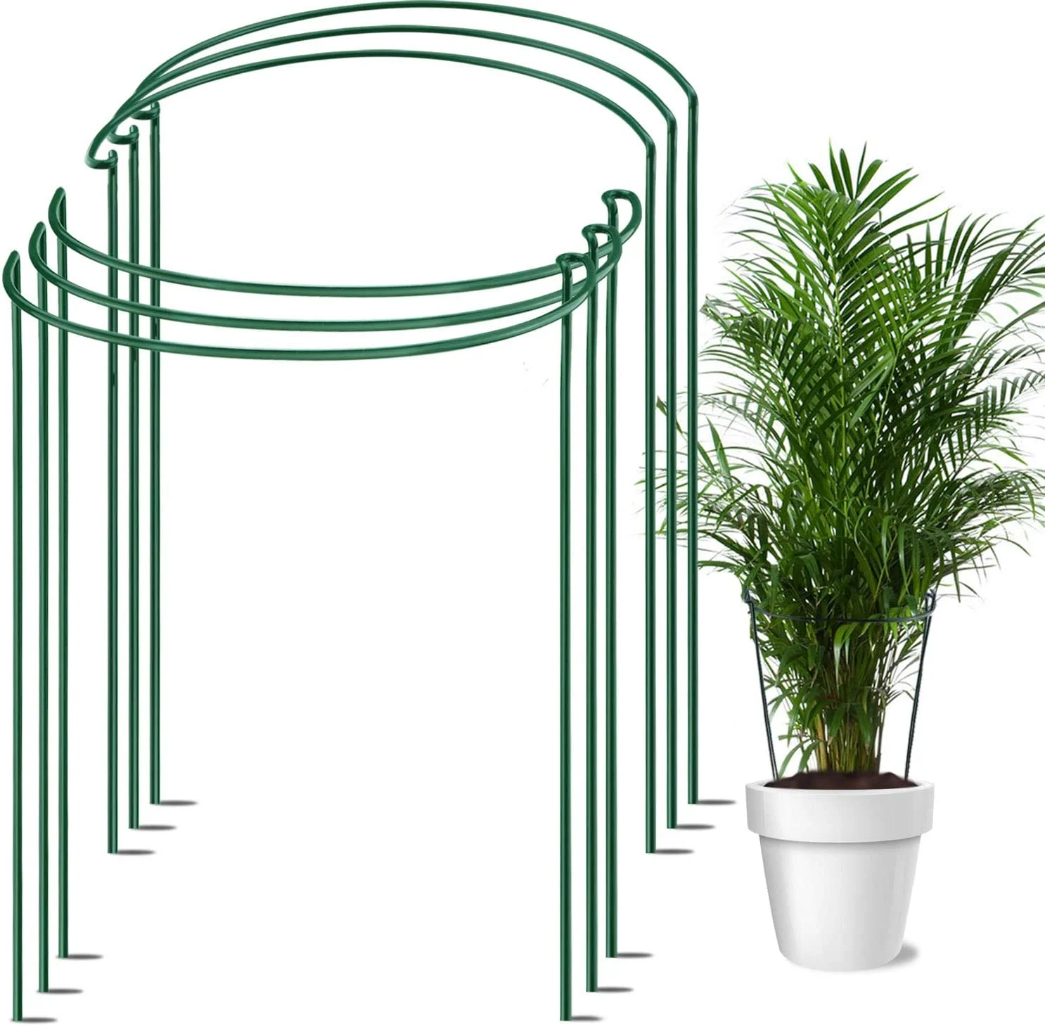 garden products half round Garden plant support stakes