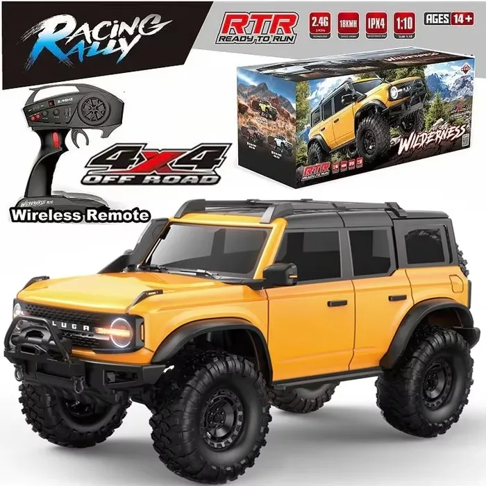 Wholesale Rc 4x4 1:10 Bronco R1001 Full Scale Radio-controlled RC Trucks Model Car Simulation Climbing Off-road Big RC Car