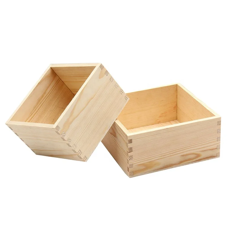 Christmas Eve Wooden Box nature color pine wooden christmas eve box
