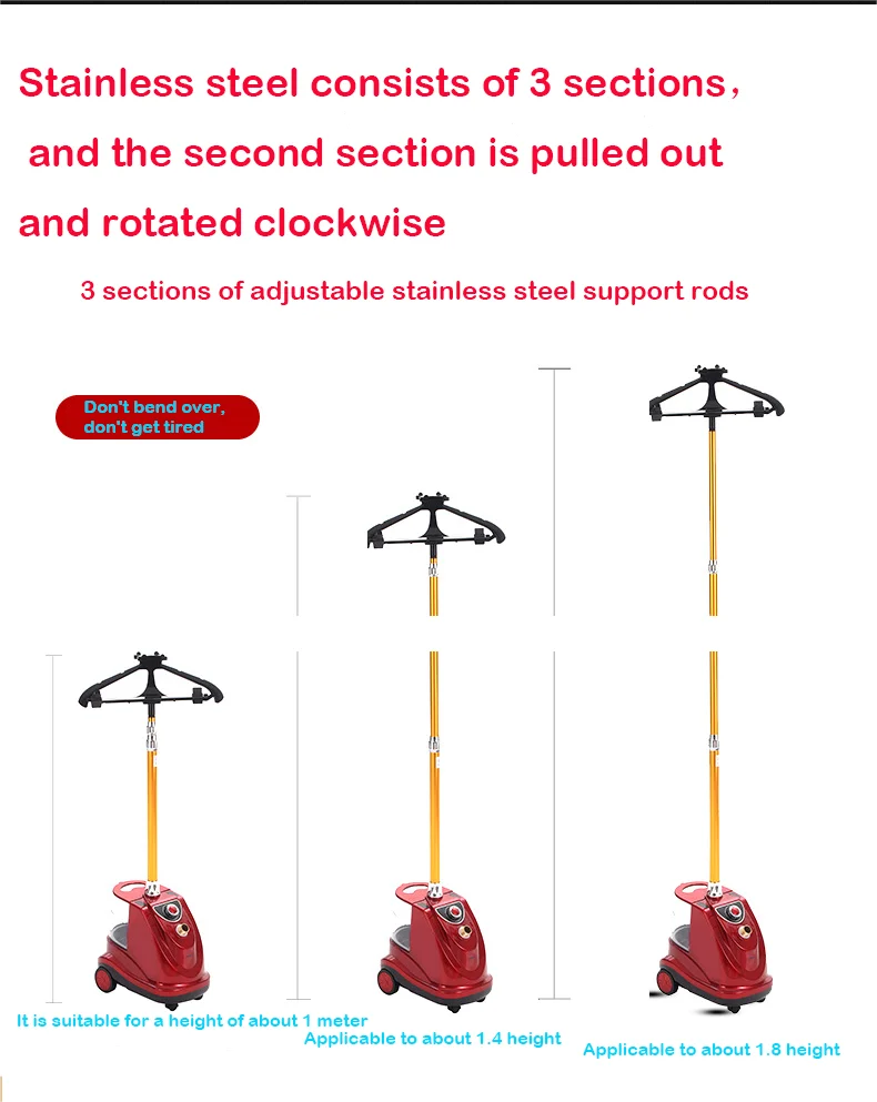 Commercial Clothing Shop High-Power Vertical Ironer Multi-Functional Electric Home Ironing Device Steamer Type