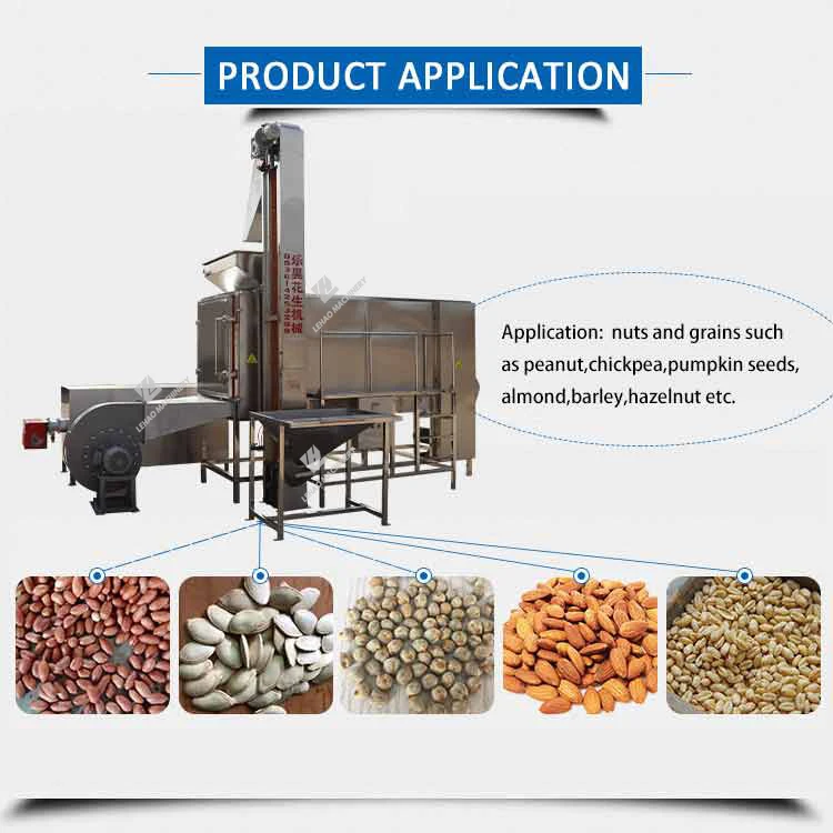 Peanut almond roaster sunflower seed pumpkin seed roaster nut roasting machine
