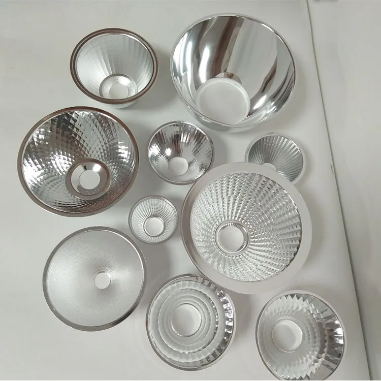 Profession Custom Made Aluminum Led Fluorescent Lamp Holder Reflector Spinning Metal Lampshade