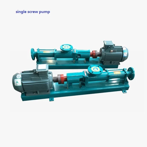 G type single screw horizontal mono pump Cast iron stainless steel