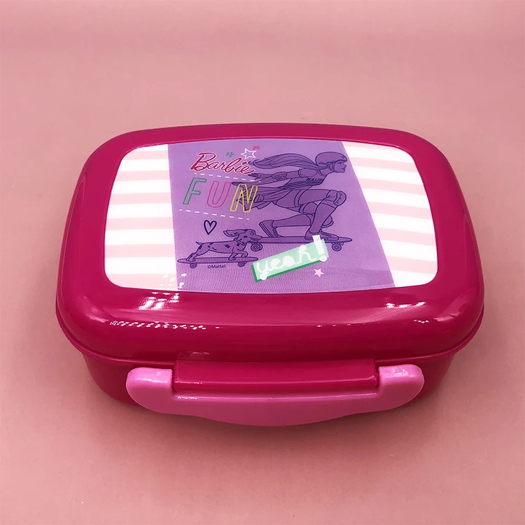 Cartoon Print Food Packaging Plastic Customized Eco Friendly Food Container