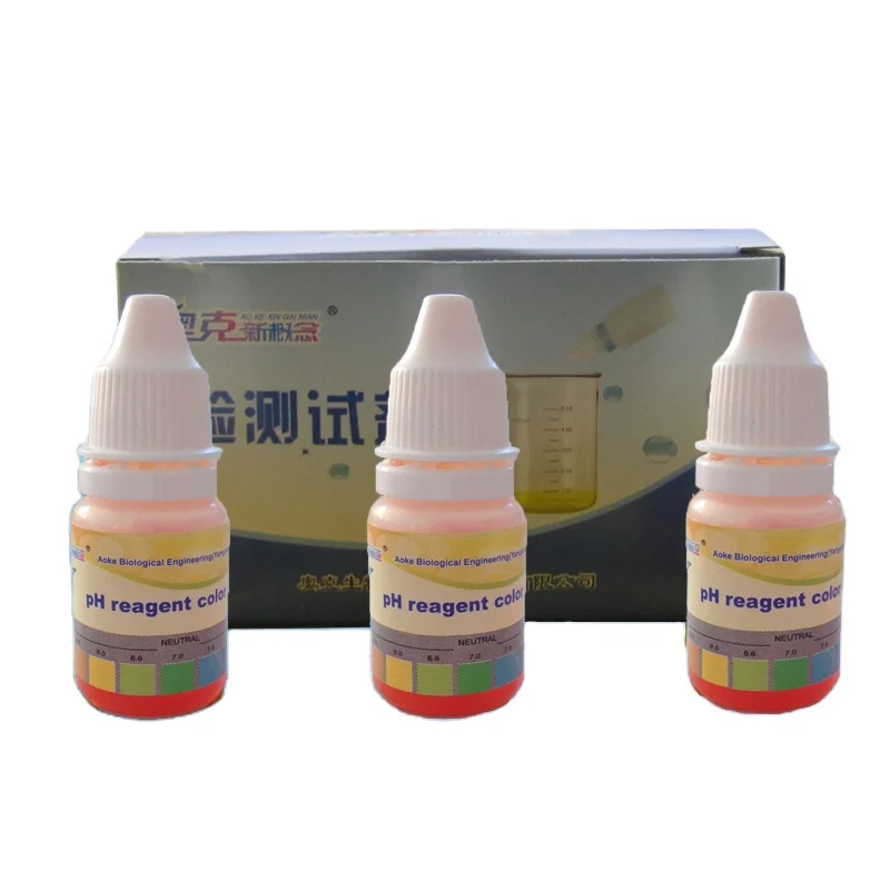 pH reagent test alkaline water filters