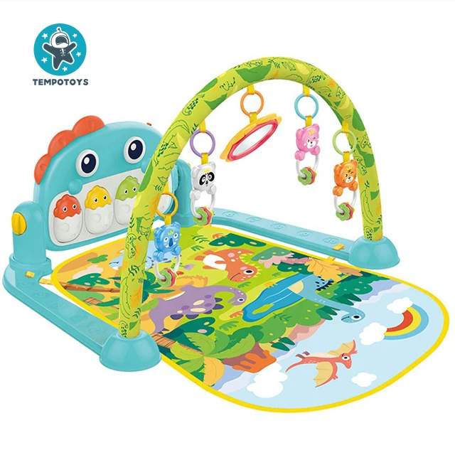 Tempo Toys Hot Gym Activity Music Floor Mat Kick Play Piano Infant Baby Toys Tummy Time Gimnasios Para Bebes Baby Mat
