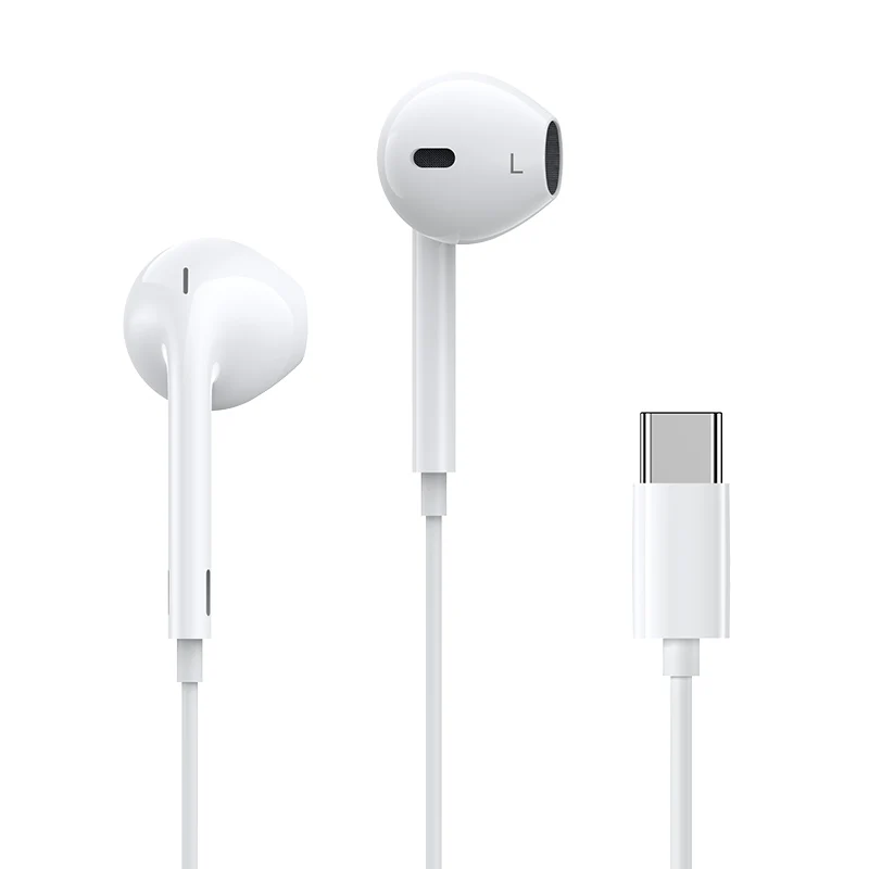 rock space ES08 Top Selling Type-C Earphone Good Sound Wired In-Ear Music Headset Earbuds