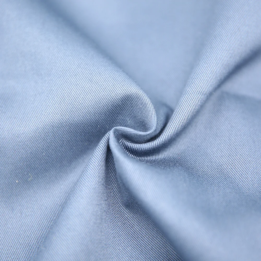 Factory Supply Free Sample Yardage Polycotton 65/35 Polyester Cotton T/C Fabric for Workwear School Uniform Textile Fabric