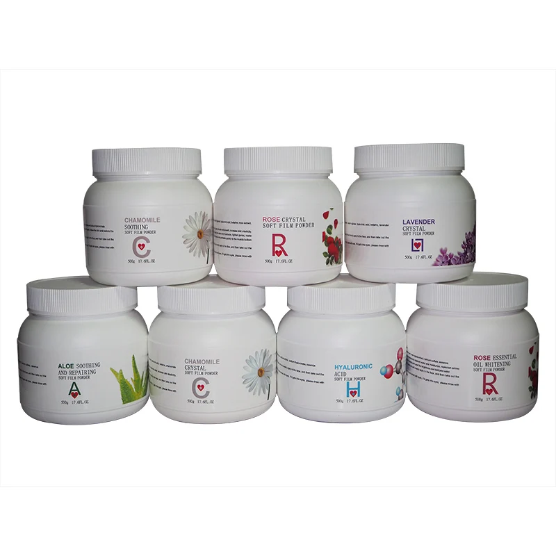 LOW MOQ OEM Rose Chocolate VC Aloe Vera Chamomile Hydro Jelly Face Mask Lavender Collagen Jelly Facial Hydrojelly Mask Powder