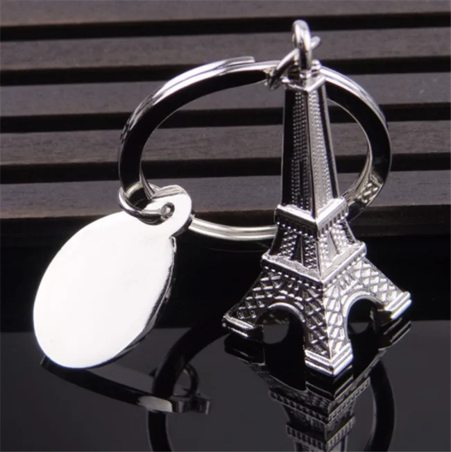 Metal Eiffel Tower Home Decoration Statue souvenirs gift keychain
