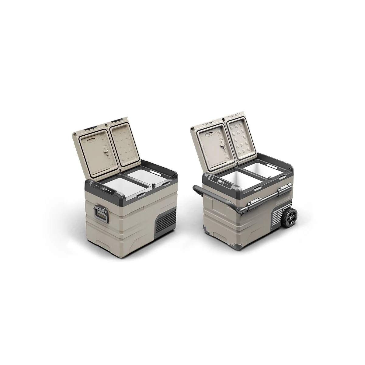 MU New TAW35 35L Durable Wheels Solar Power Car Camping Fridges Freezer With Detachable Battery For Home Truck