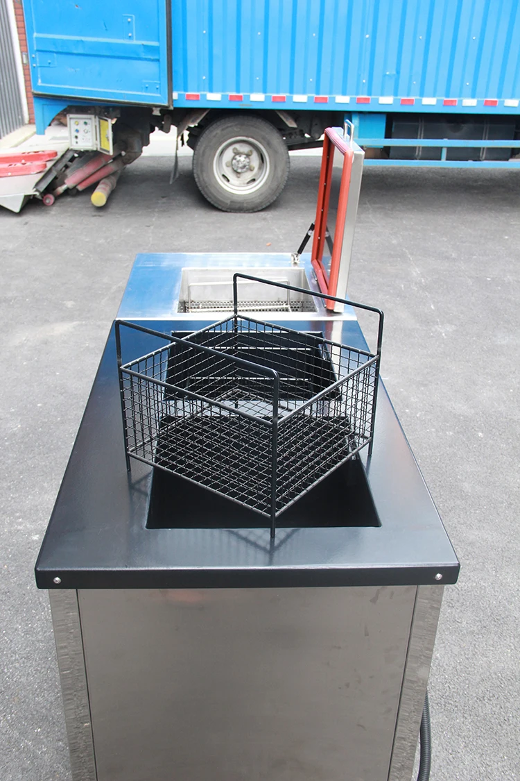 Acid and Alkali Resistant Design Two Tanks Ultrasonic Cleaning and Rinsing with Single Tank Drying Machine