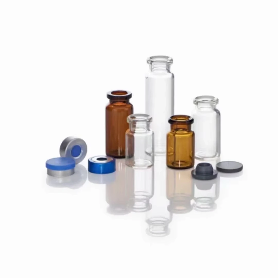 GC crimp vial 5ml 6ml 10ml 20mL headspace vial 22x38mm 22*39.5mm 22.5x75mm 22.5x46mm Sliver aluminum cap PTFE/Silicone septa