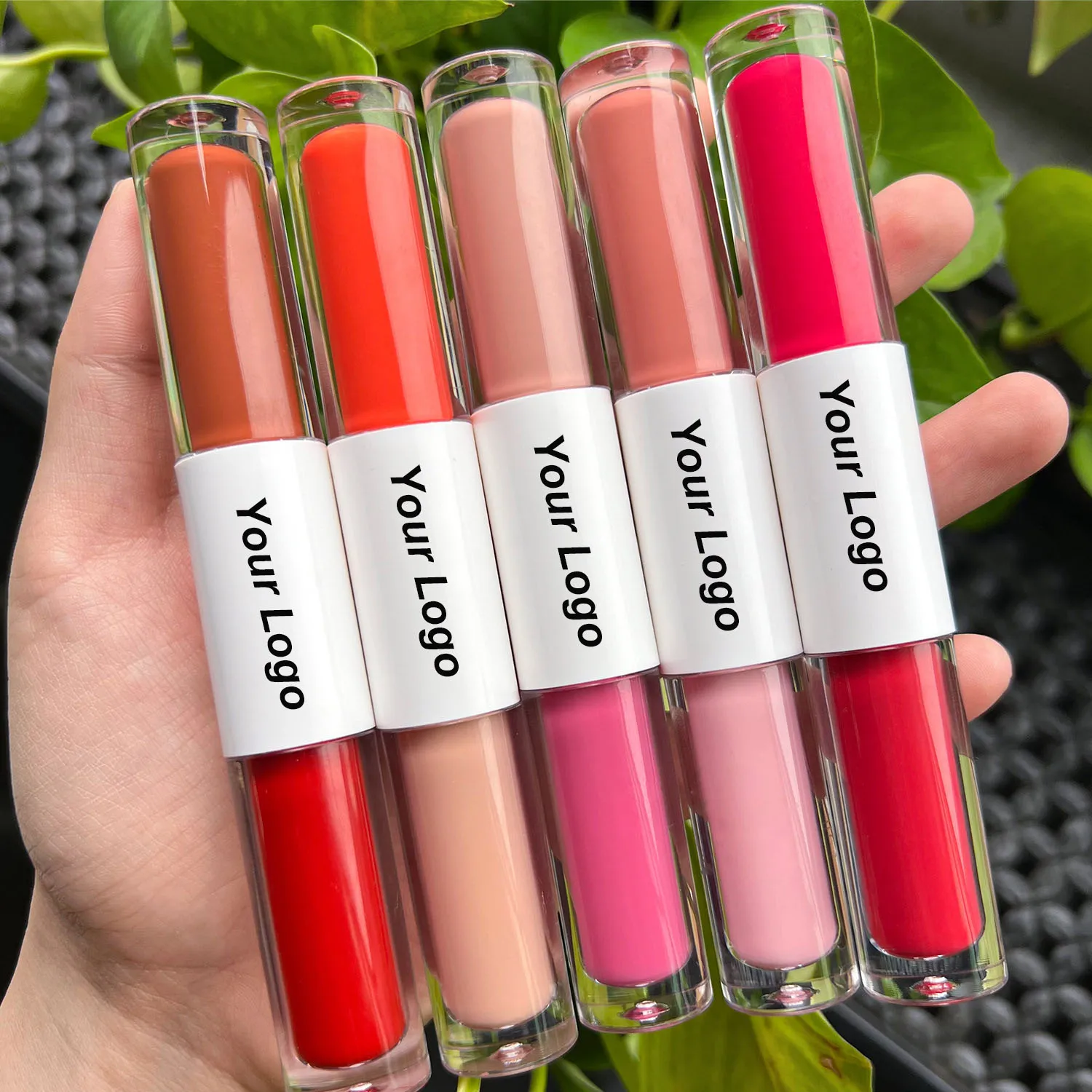 MLM Custom Makeup New Arrival Long-Lasting High Pigment Vegan Cruelty-Free Shimmer Tasty Flavored Plumping Glitter Lip Gloss