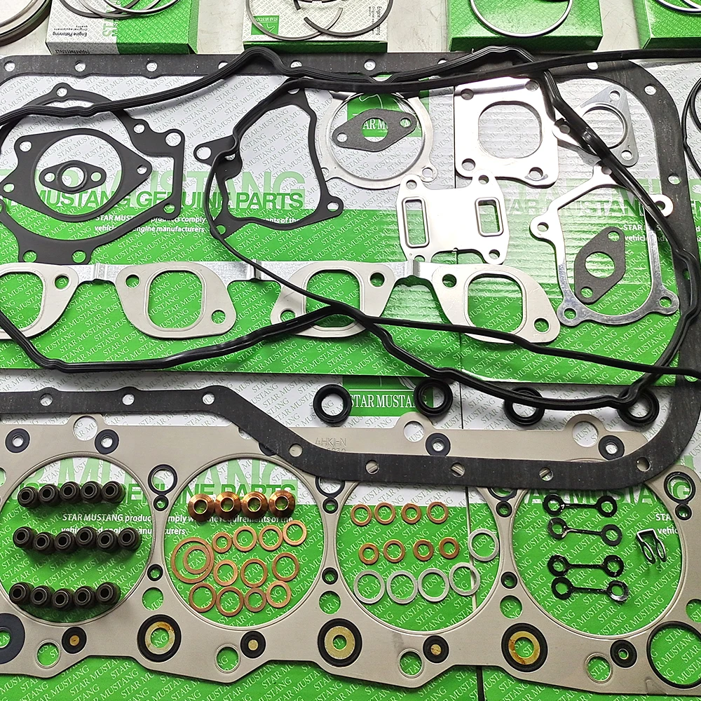 4HK1 4HK1TC Liner Kit Piston Ring 8-98041-062-0 Valve Gasket Kit Bearing Bush For Isuzu Engine Overhaul Repair Kit