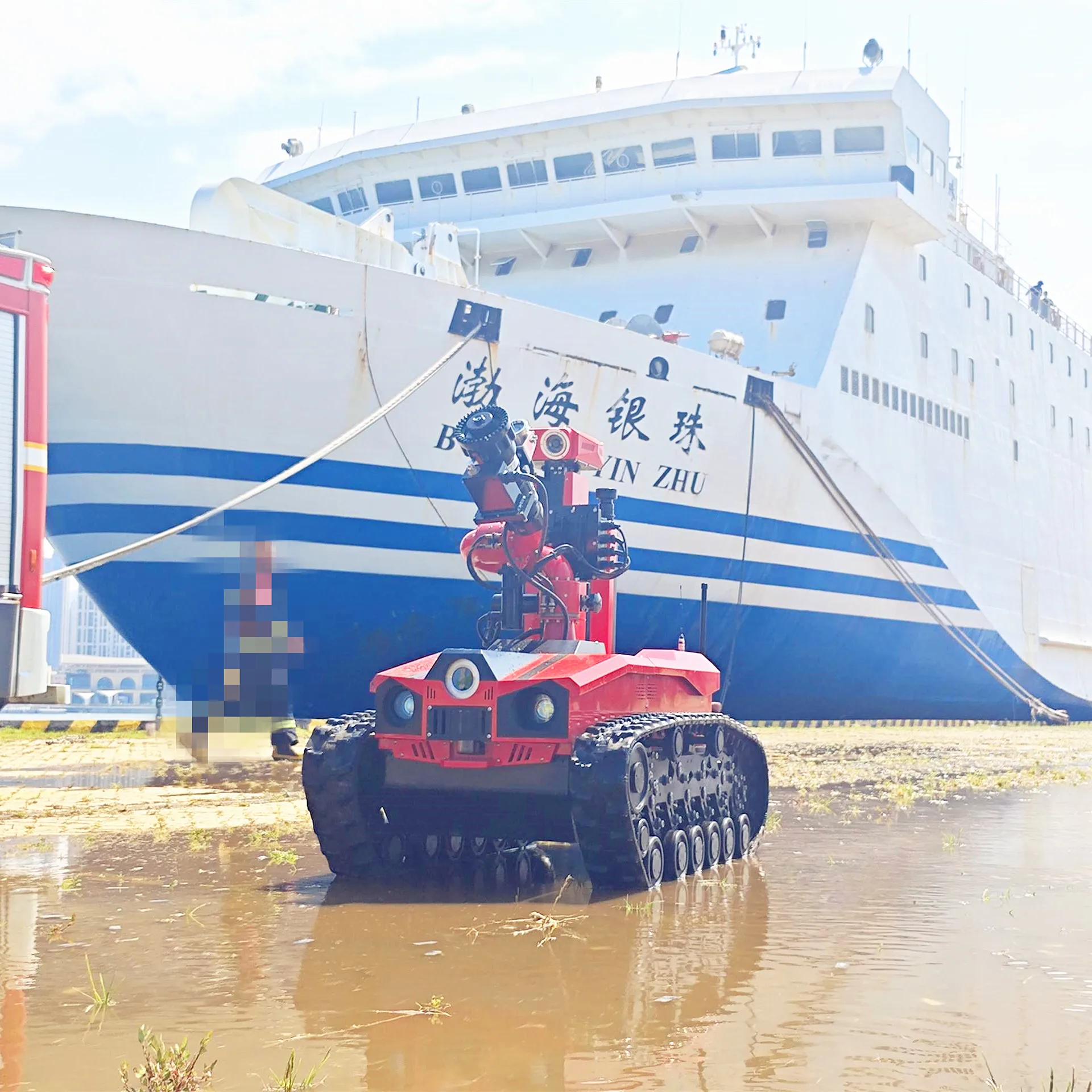 Взрывозащищенный робот RXR-MC80BD пожаротушения ATEX