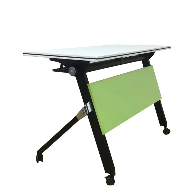 Factory less expensive office conference training folding table meeting table