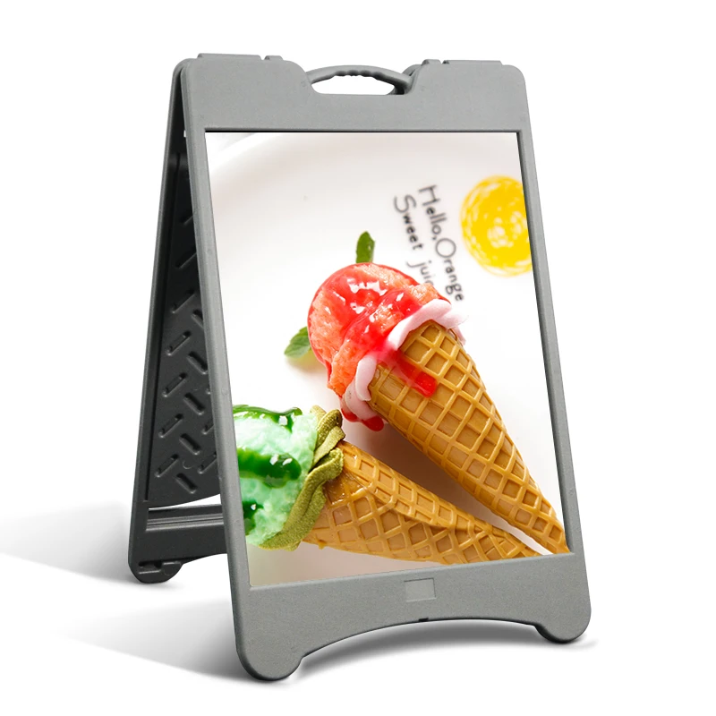 Free Standing Advertising Poster Board Stands Plastic Display
