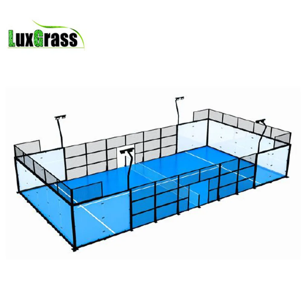 2023 Hot Selling Panoramic Padel Court Canchas De Padel Outdoor Paddle Tennis Court for Sale Buy padel court