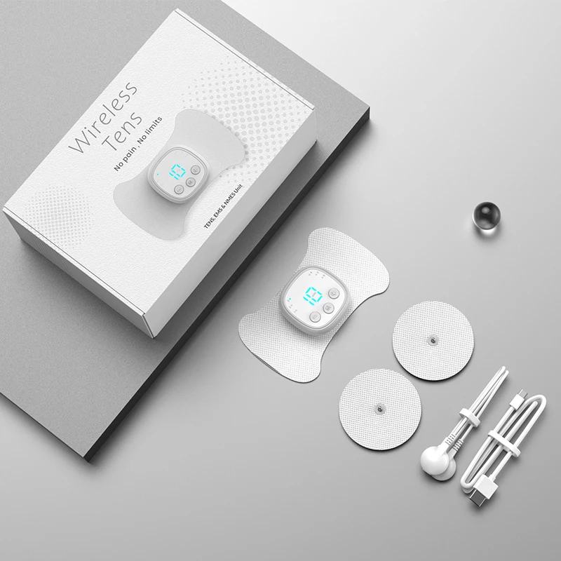 New Product wireless tens unit Women Menstrual Massage Electric Period Pain Relief Massager Period Heated Pad customized