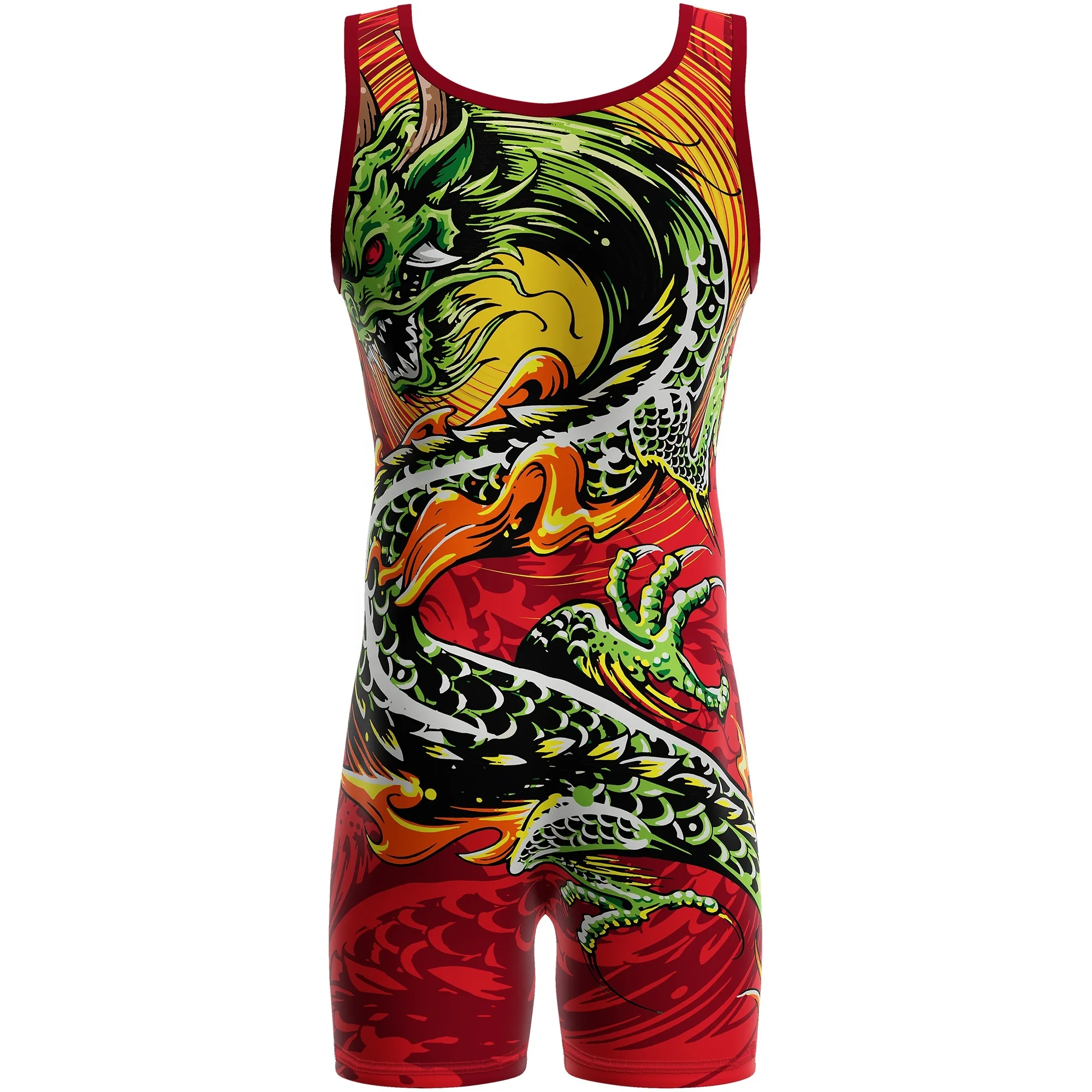 Professional Weightlifting Singlet Mens Powerlifting Singlet Wrestling Singlet