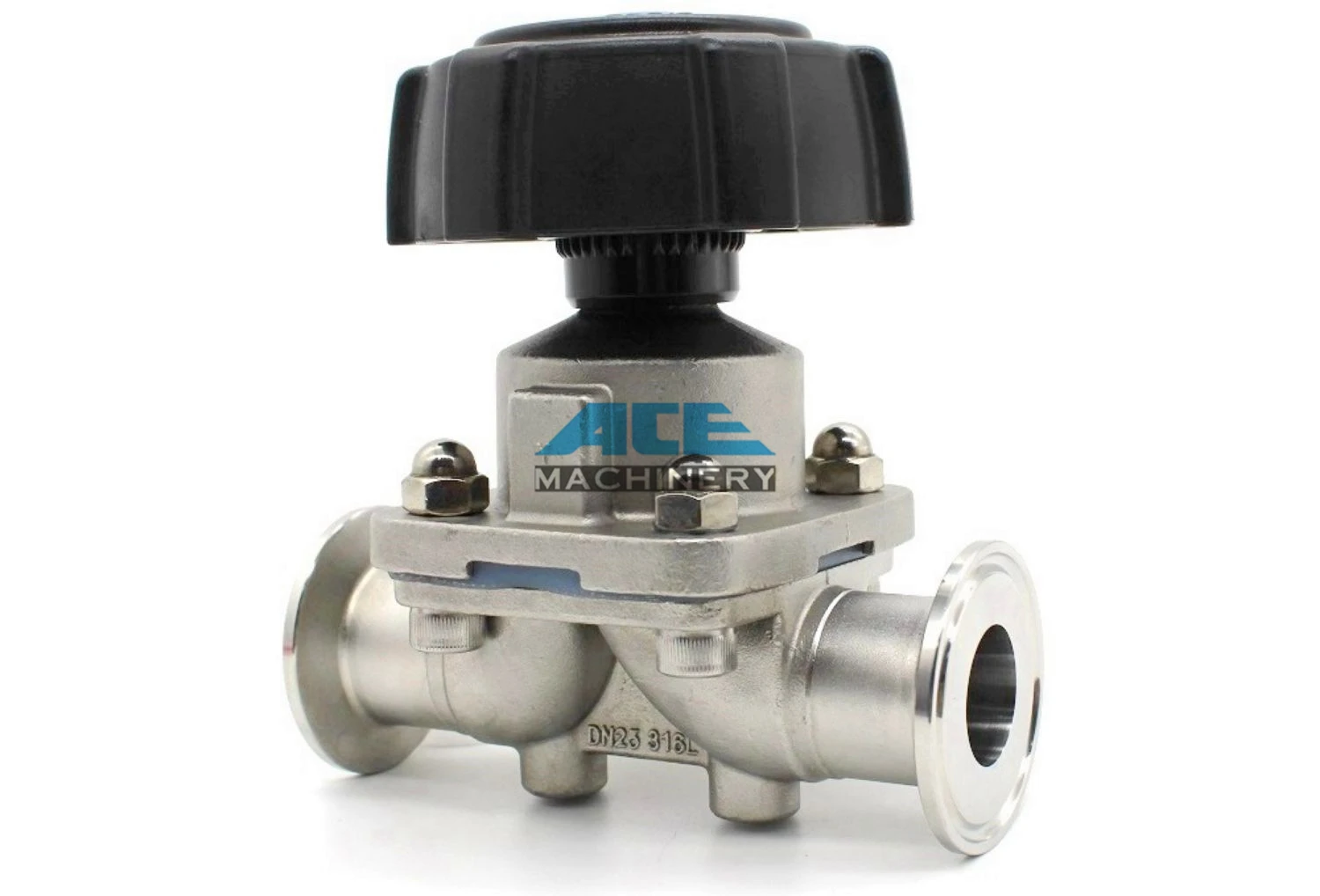 Sanitary Stainless Steel U Type Bend Diaphragm Valve 304