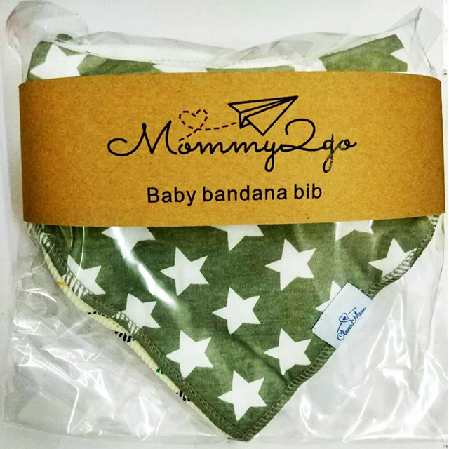 Amazon in stock organic cotton bib display hanger cardboard packaging paper wrap gift box baby bibs packaging boxes