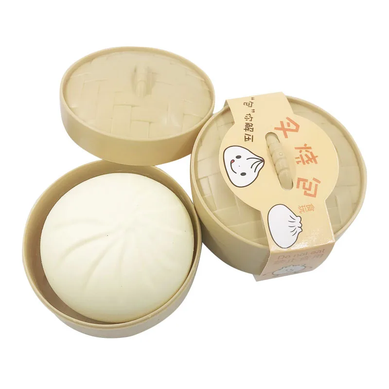 Cute Food Decompression Steamed Stuffed Bun Ins Pinch Vent Toys Unique Creative Gifts Simulated Steamed Stuffed Bun Toys