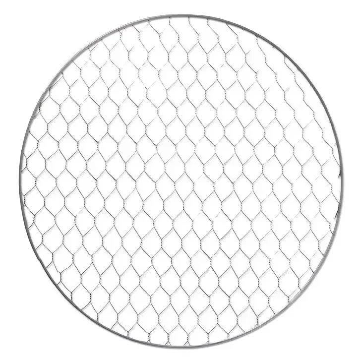 Круглый венок из проволочной сетки