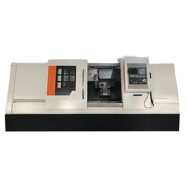 T42/750 ЧПУ FANUC 2-осевой автоматический CNC наклонная токарный станок для тяжелых условий эксплуатации резка Поворотный Фрезерный с Токарный